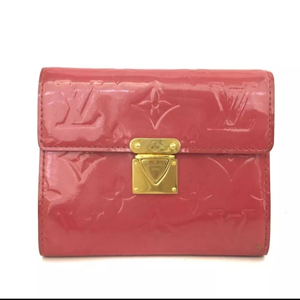 💖LOUIS VUITTON💖 Monogram Vernis Porte Feiulle Koala w/ FREE auth LV lock & key